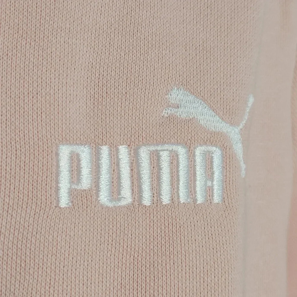 NWT PUMA Woman's Essentials Hoodie Soft Pink Pullover Size Large - Picture 5 of 10